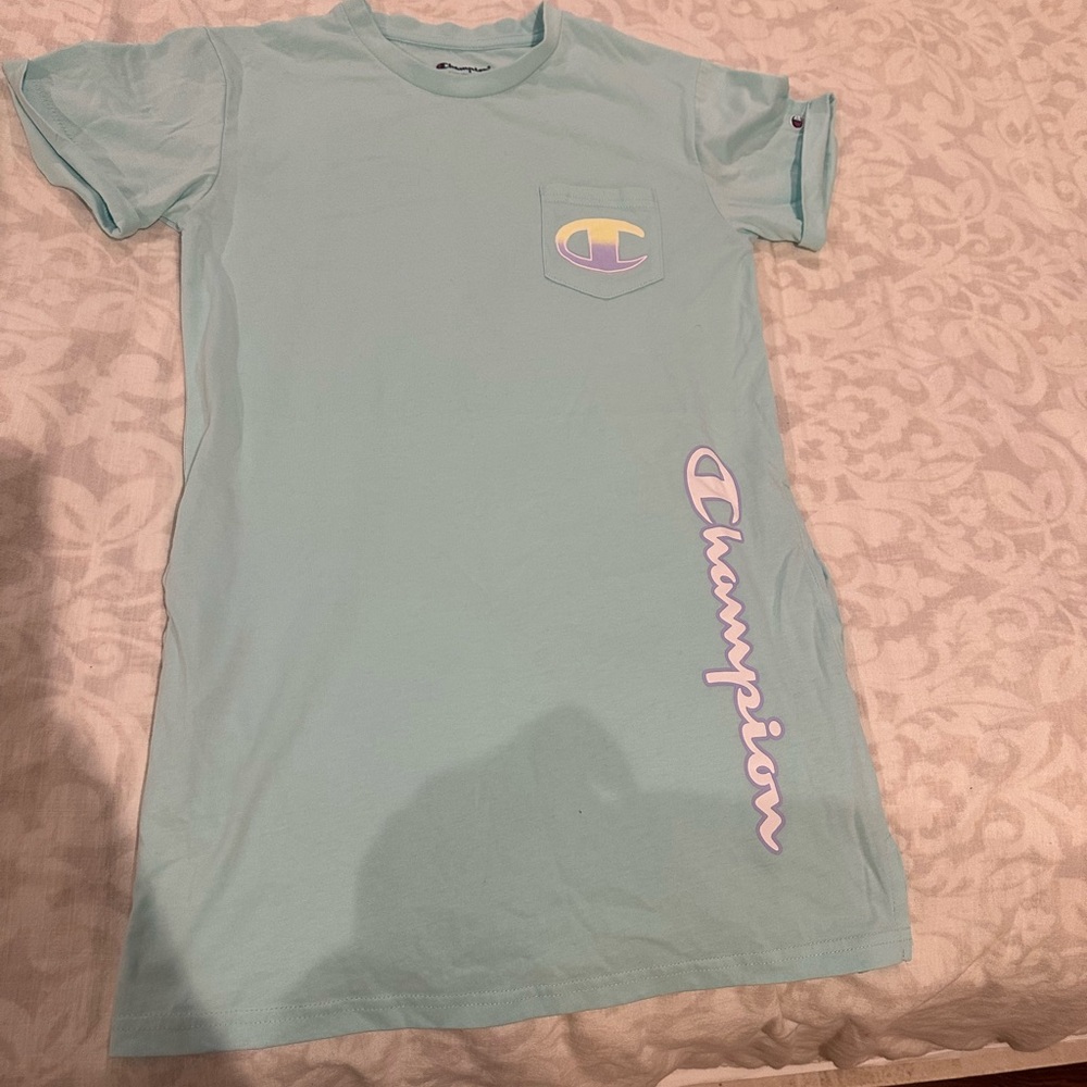 Kids champion dress w pocket- gently used